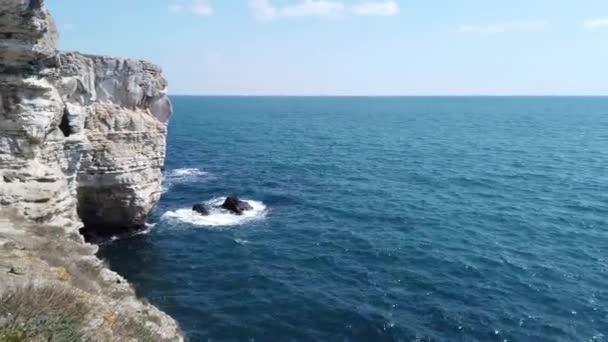 Neznámé Bulharsko Skalní Kláštery Poblíž Tyulenova Severovýchodní Bulharsko Jeskyně Skalách — Stock video