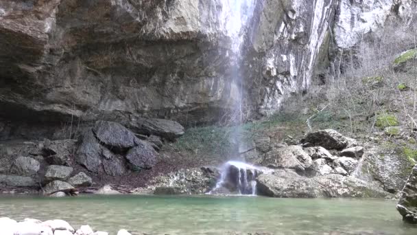 Neznámé Bulharsko Vodopád Skoka Veselinovo Vodopád Skoka Obce Veselinovo Výšku — Stock video