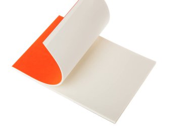 Boş Notepad izole edildi. Boş sayfalarla günlük aç