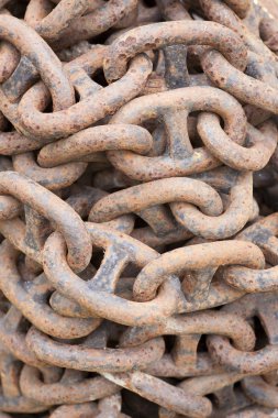 eski paslı zinciri doku
