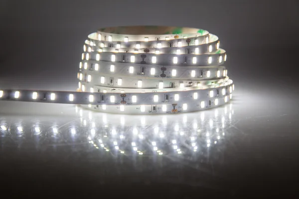 Luminoso LED guirlanda, tira — Fotografia de Stock