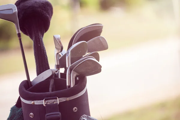 Set of golf clubs — Stock Photo, Image