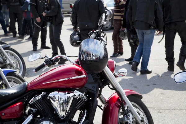 Motorcykel på cyklar show — Stockfoto
