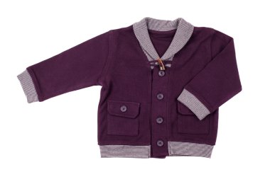 Şirin Bebek ceket, beyaz izole