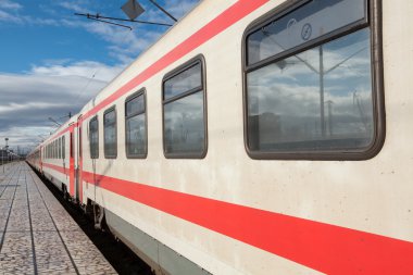 tren istasyonunda tren