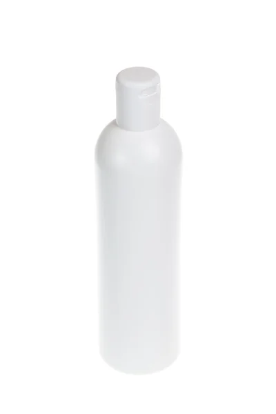 Recipiente para creme cosmético ou gel, isolado sobre branco — Fotografia de Stock