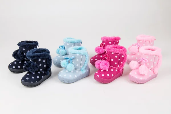 Baby shoes collection — Stock Photo, Image