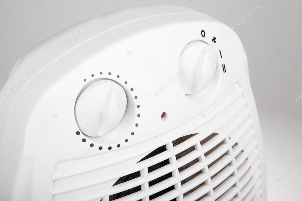 close up of portable electric heater