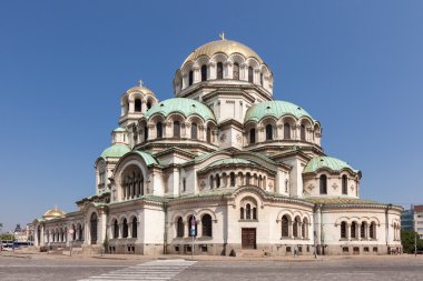 Bulgaristan 'ın Sofya kentindeki Alexander Nevsky Katedrali