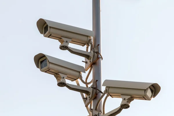 Telecamere di sicurezza CCTV — Foto Stock