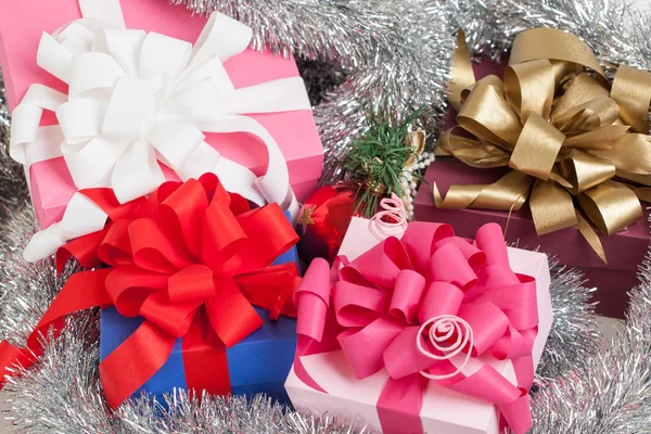 Christmas gift boxes — Stock Photo, Image