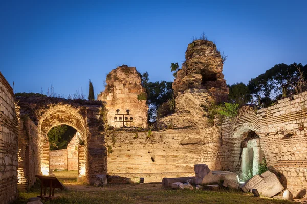 De oude Romeinse baden van Odessos, Varna, Bulgarije — Stockfoto