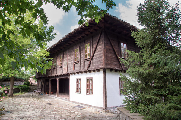 traditional house in old town Elena , Bulgaria