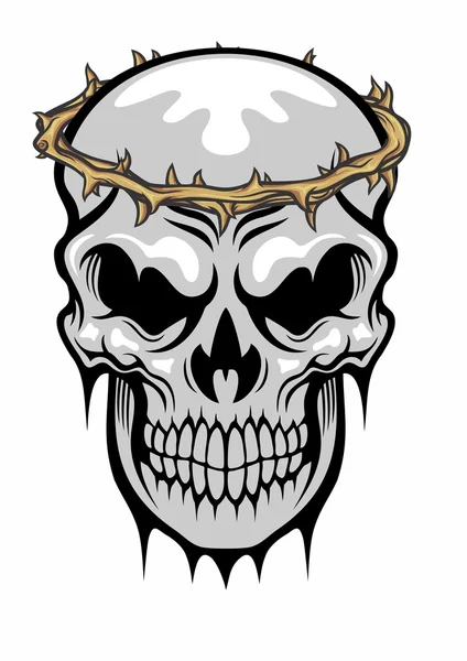 Heiliger Totenkopf — Stockvektor