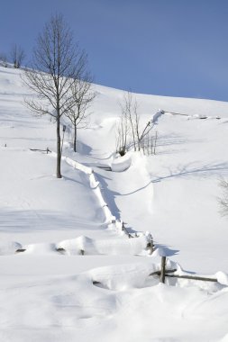 Kış Dağı Manzarası