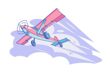 Gökyüzünde uçan uçak