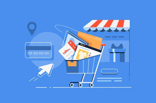Bir araba dolusu online alışveriş siparişi.