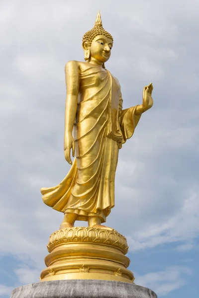 Stojící socha Buddhy. — Stock fotografie