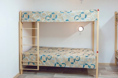 Hostel iç - yatak odası. Çift Kişilik Yatak. iç