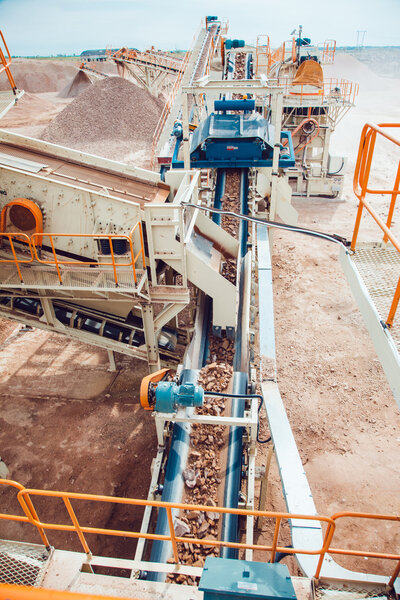 The Plant of the Production the Crushed Stone