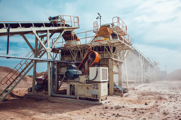 The Plant of the Production the Crushed Stone