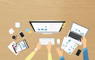 Personel eğitimi ve mesleki gelişim için gerçekçi işyeri banner