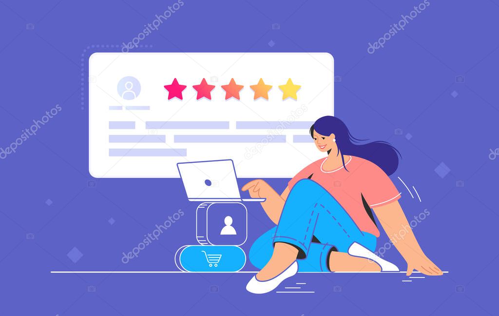 Consumer review for comment and rate a service or goods