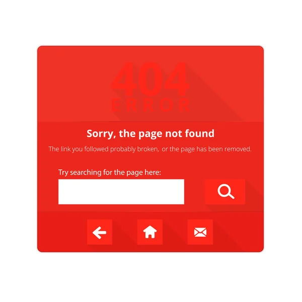 Page not found Error 404 — Stock Vector