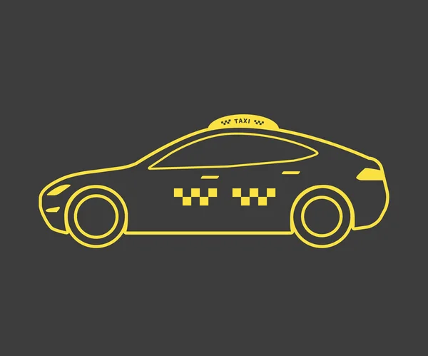 Taxi pictogram — Stockvector