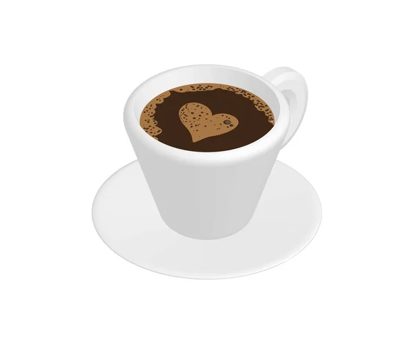 Taza de café — Vector de stock