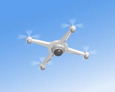 Uzaktan hava drone ile fotoğraf makinesi