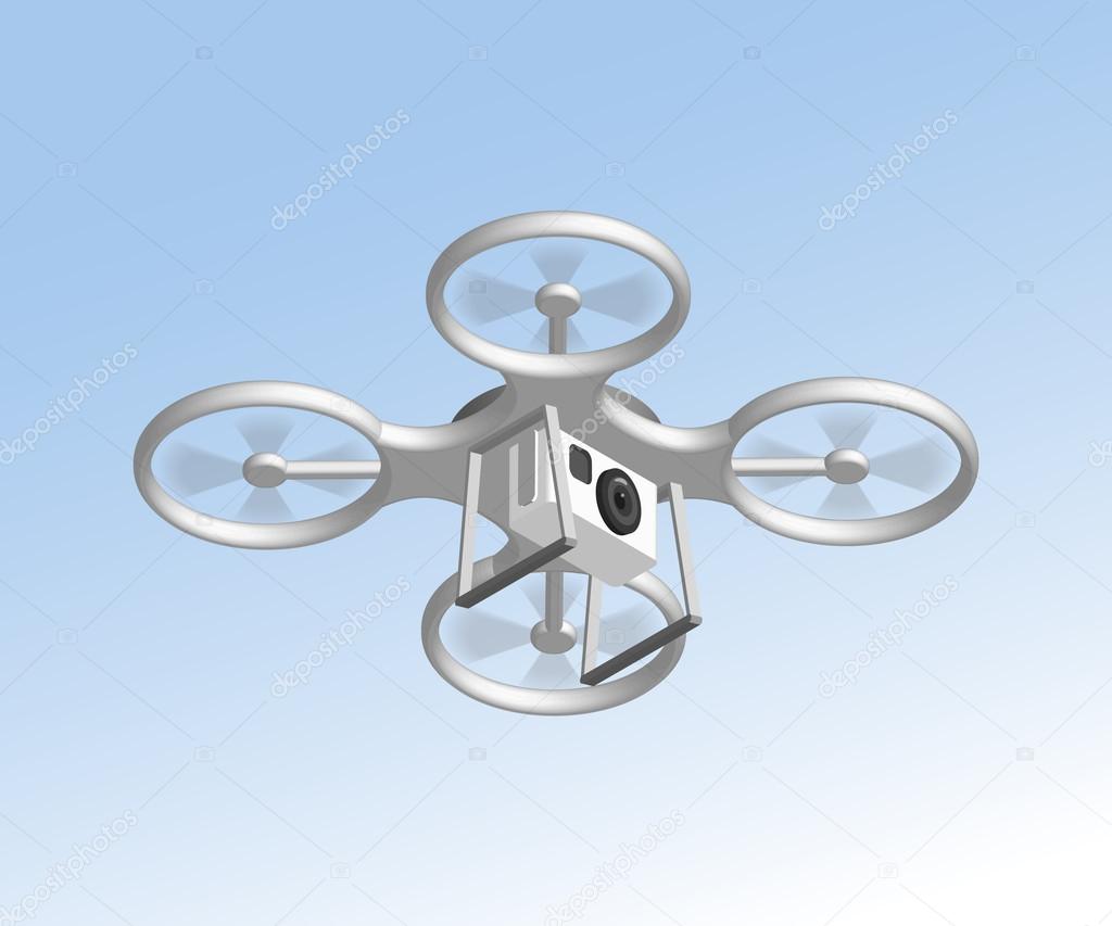 Remote air drone with camera