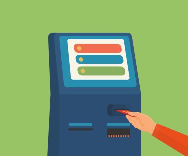 ATM makine için erişim