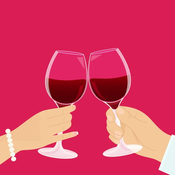 Vin rouge — Image vectorielle