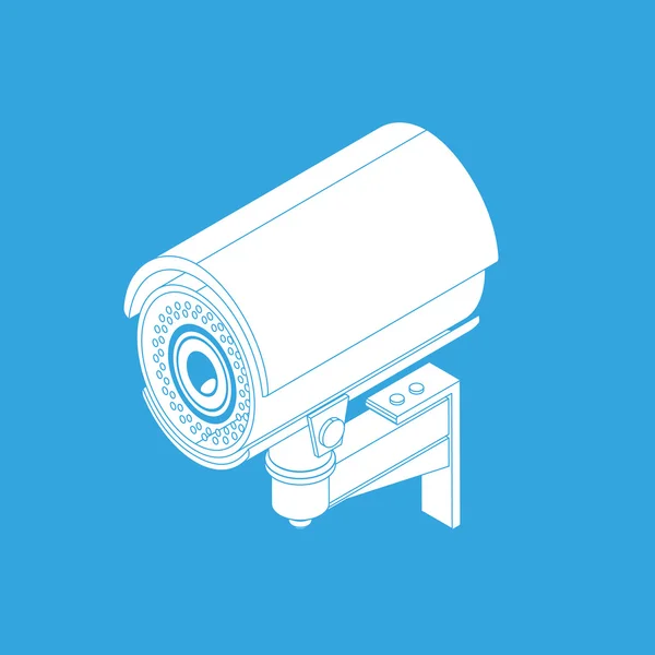 CCTV de infrarrojos — Vector de stock