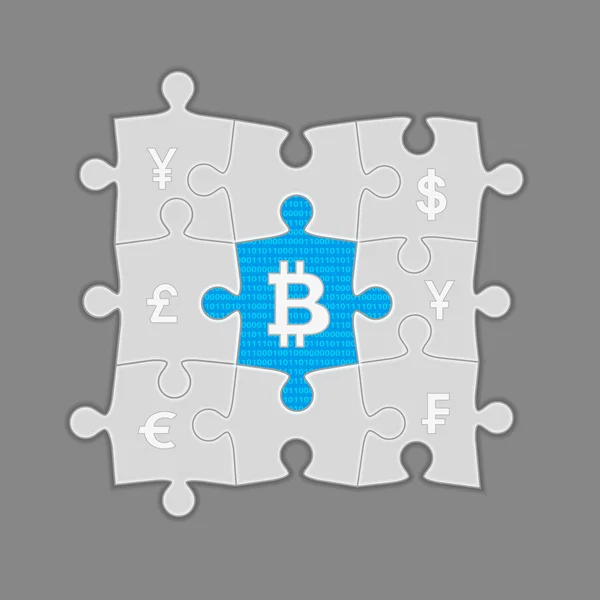 Bitcoin — Stockvector