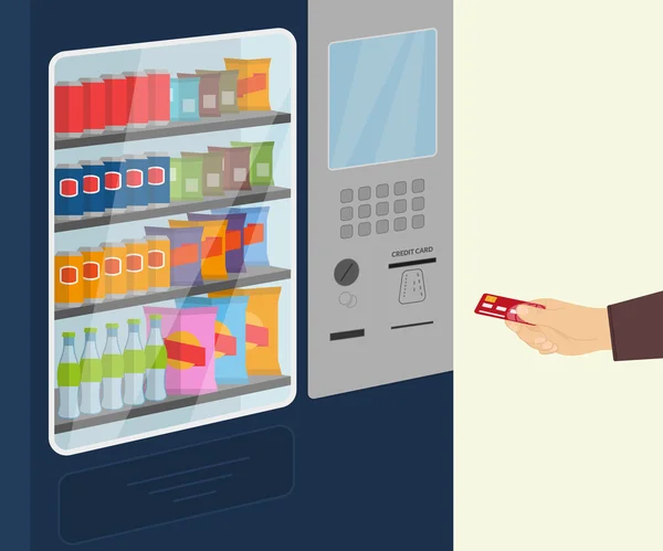 零食的自动售货机 — 图库矢量图片