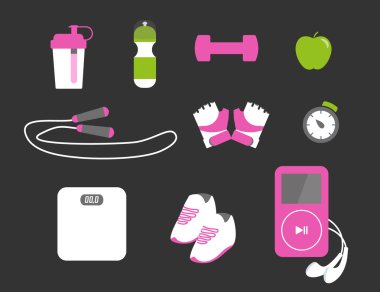 Fitness Icons set