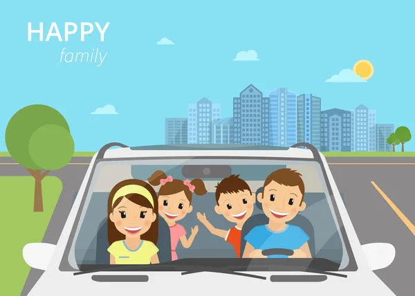 Família feliz —  Vetores de Stock