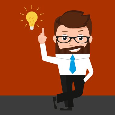 Şanslı işadamı bir fikri vardır