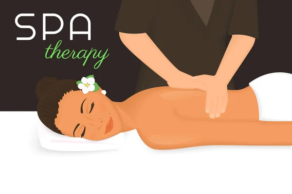 СПА терапия — стоковый вектор