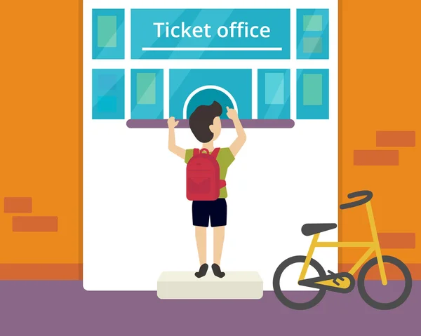 Ticket office — Stock Vector