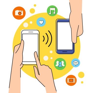 Nfc fonksiyonu ile Smartphone