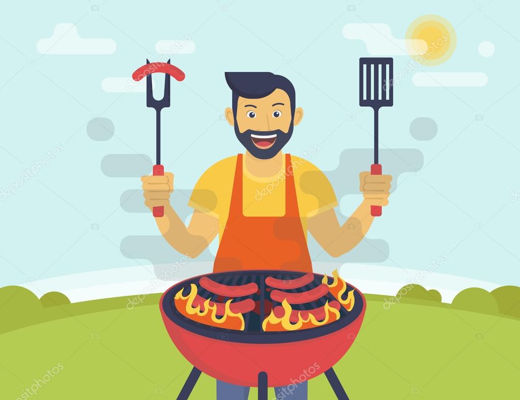 Barbacoa fiesta de cocina Vector de stock #88093488 de ©Julia_Tim, image size:1023x787
