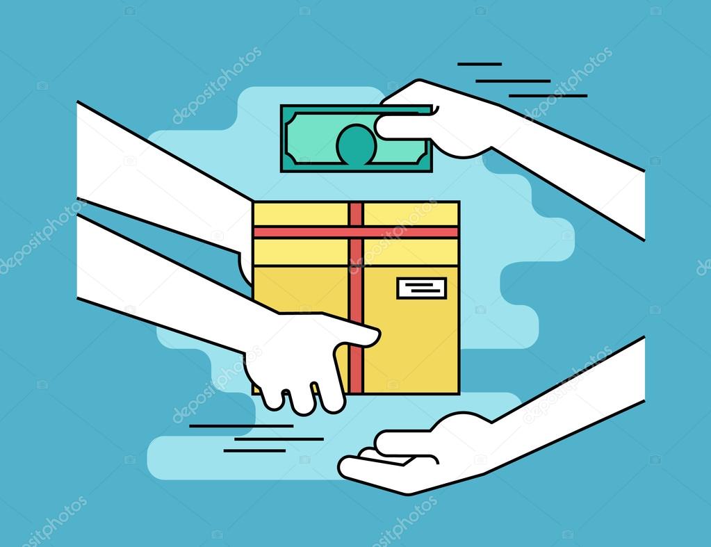 Payment by cash for express delivery