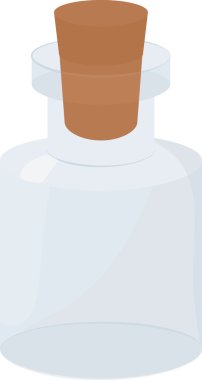 Ahşap cork cam küçük boş şişe