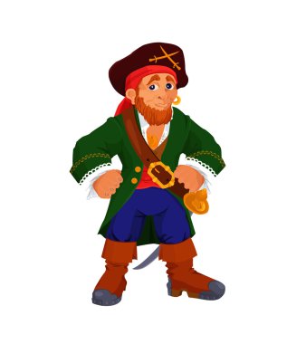 Tür karikatür korsan