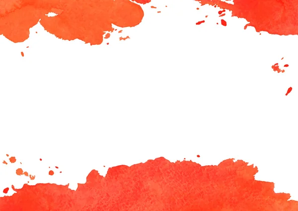 Fond avec tache aquarelle rouge — Image vectorielle