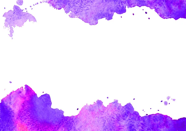 Background with purple watercolor spot — Stock Vector