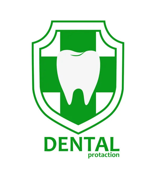 Logotipo salud dental — Vector de stock